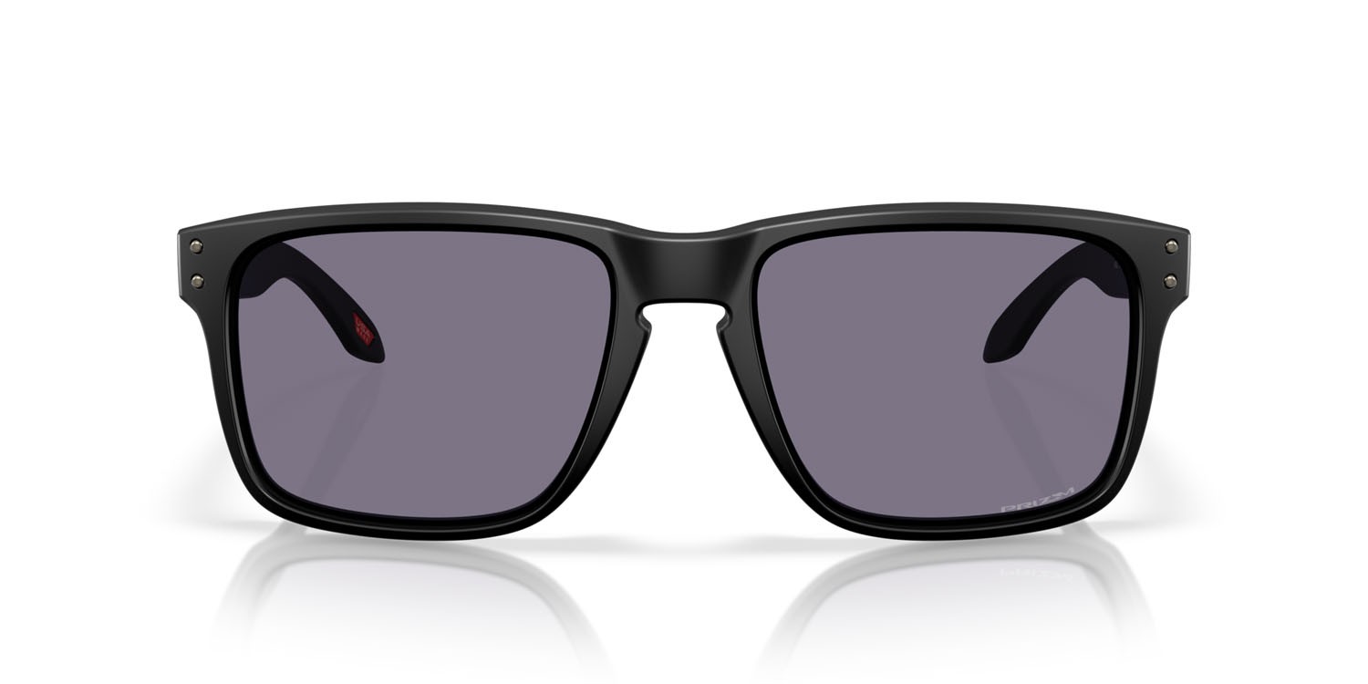 Sonnenbrillen Oakley Holbrook XXL OO 9487 (948701) farbe nero opaco form rechteckig gläser prizm grey