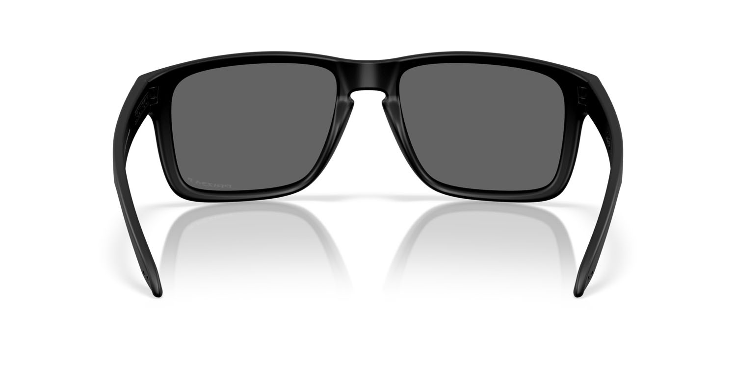 Sunglasses Oakley Holbrook XXL OO 9487 (948703) color nero opaco shape rectangle lenses prizm black polarized