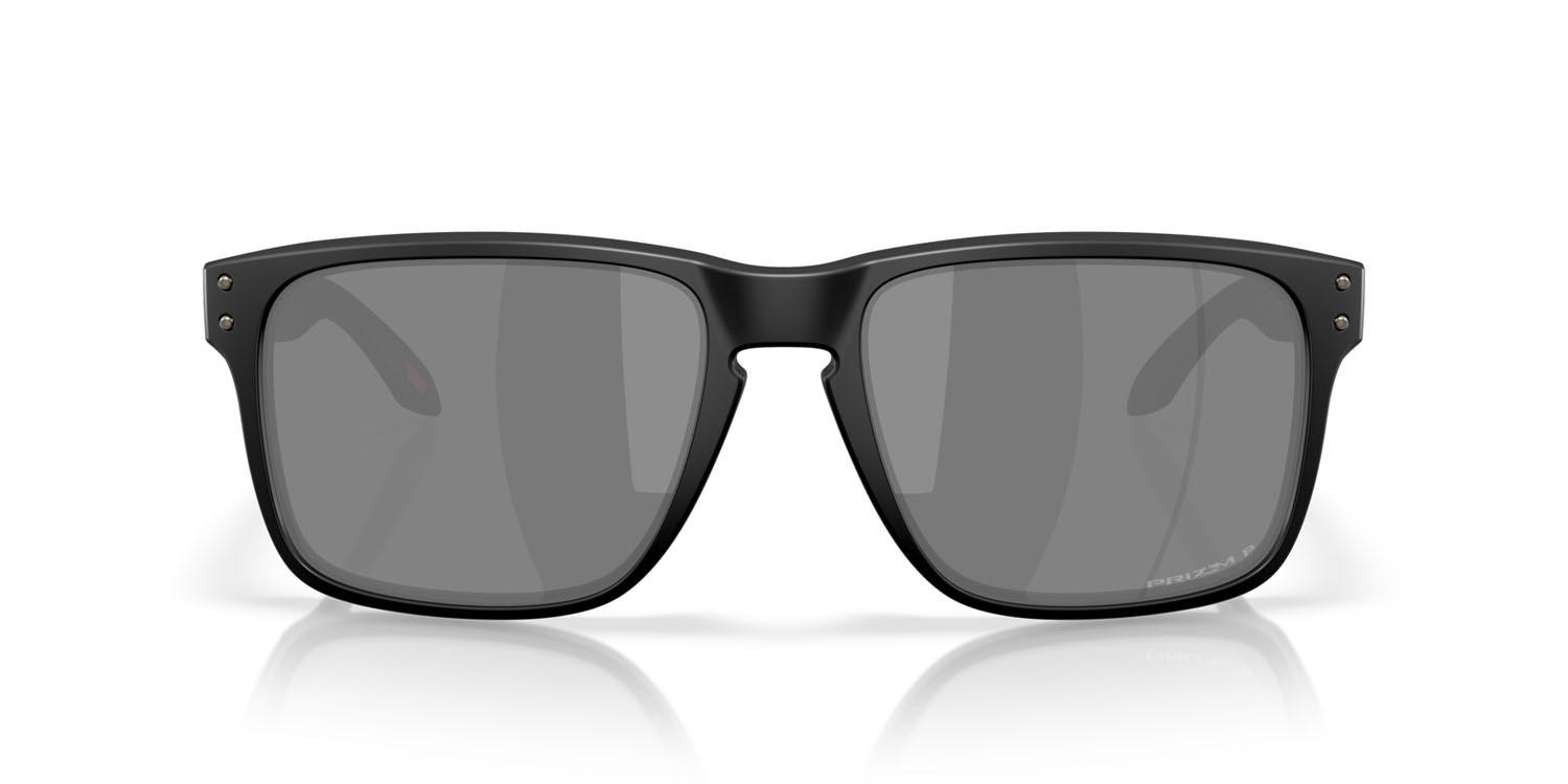 Sunglasses Oakley Holbrook XXL OO 9487 (948703) color nero opaco shape rectangle lenses prizm black polarized