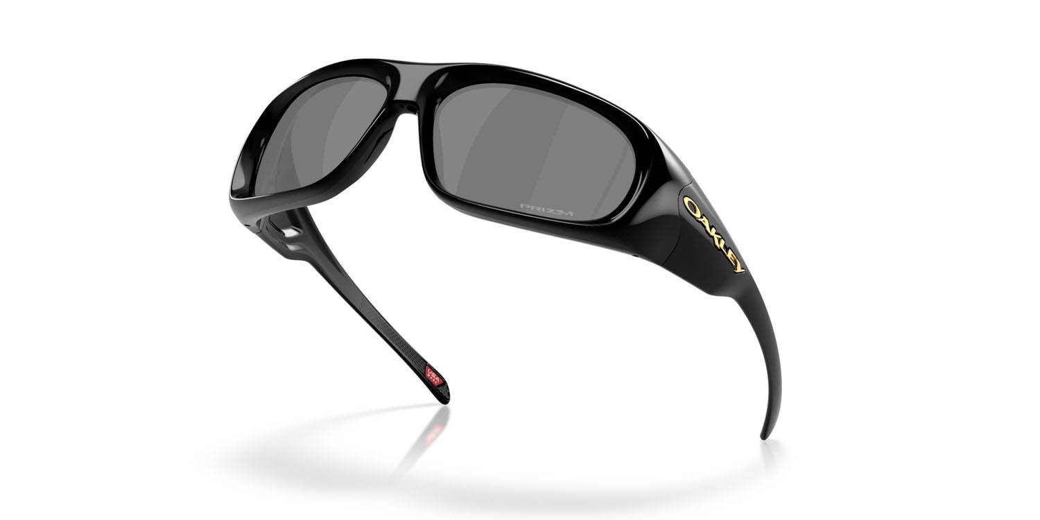 Occhiali da sole Oakley Belleville OO 9491 (949101) colore nero lucido forma rettangolare lenti prizm black
