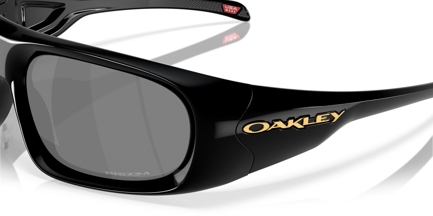 Occhiali da sole Oakley Belleville OO 9491 (949101) colore nero lucido forma rettangolare lenti prizm black