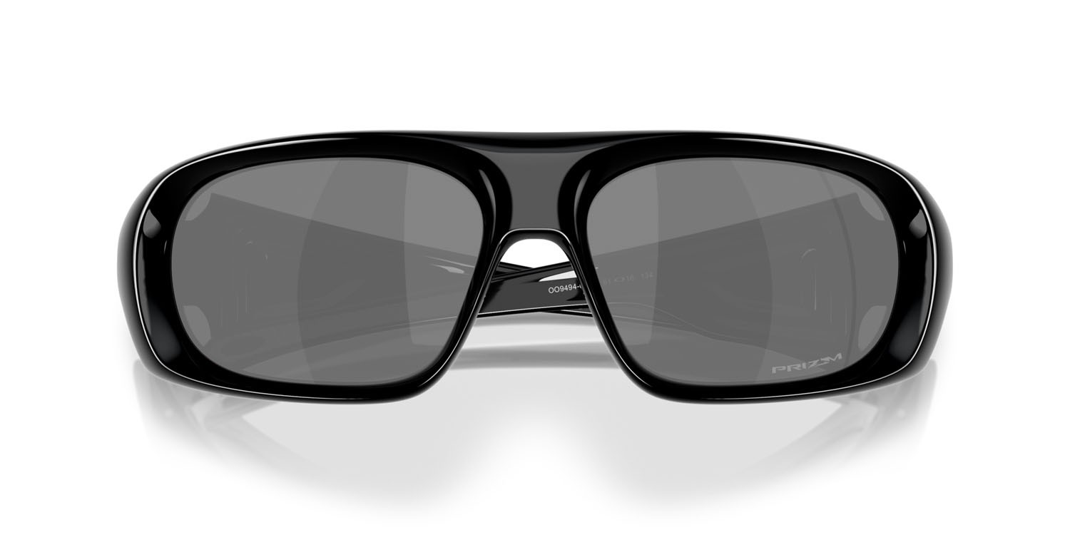 Occhiali da sole Oakley Belleville OO 9491 (949101) colore nero lucido forma rettangolare lenti prizm black