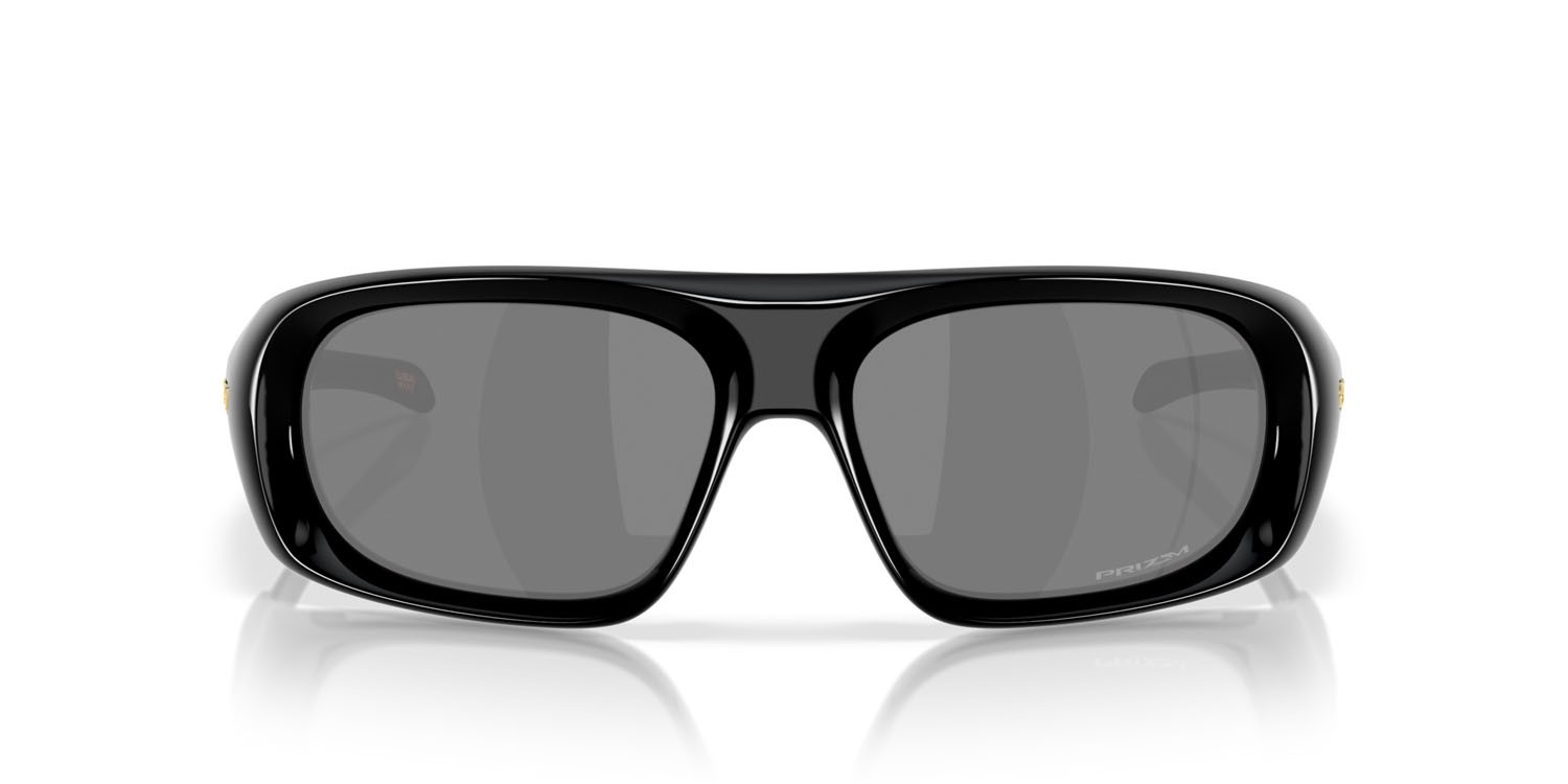 Occhiali da sole Oakley Belleville OO 9491 (949101) colore nero lucido forma rettangolare lenti prizm black