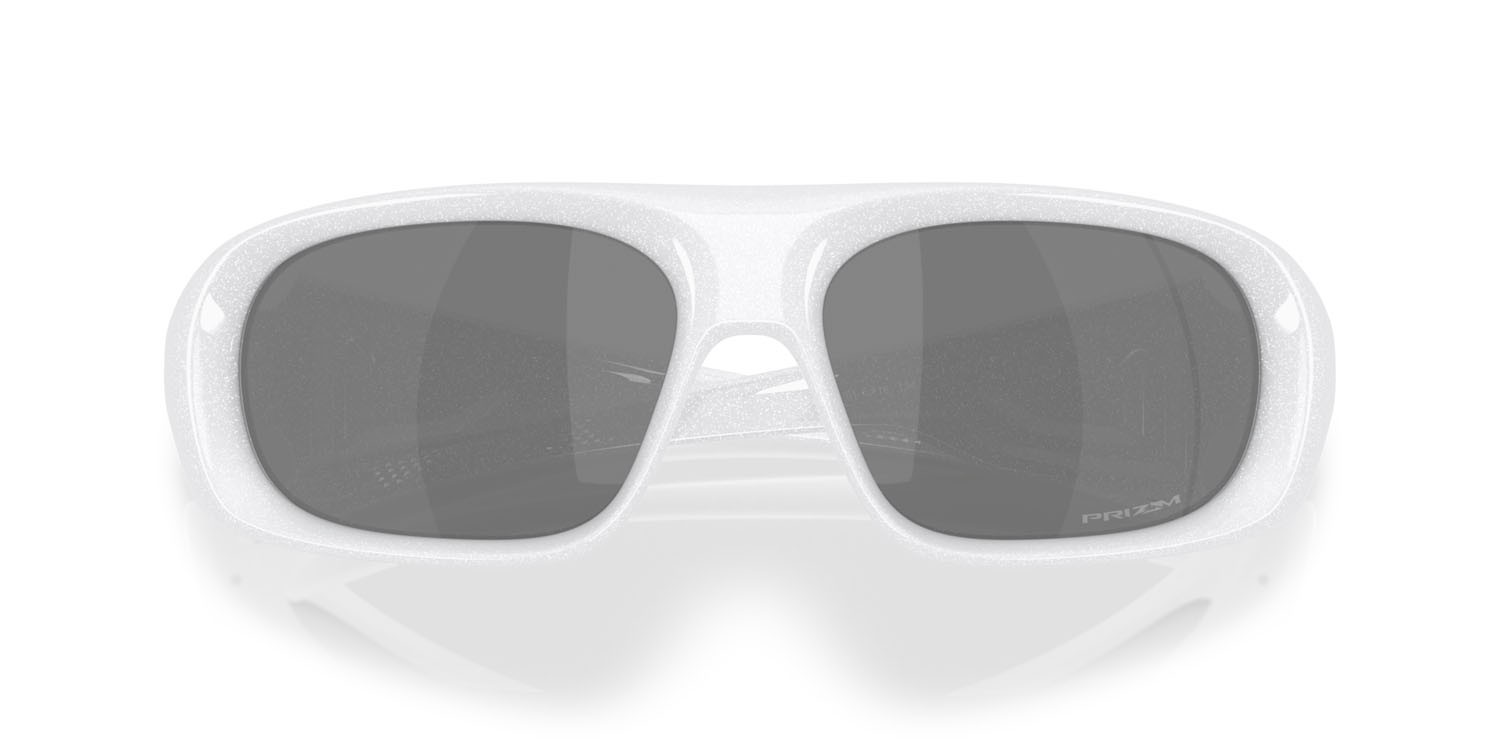 Occhiali da sole Oakley Belleville OO 9491 (949102) colore bianco perla forma rettangolare lenti prizm black