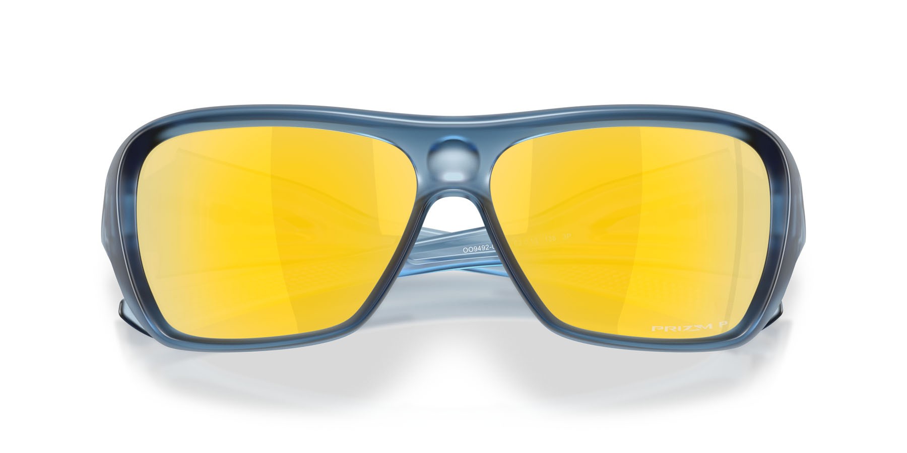 Sonnenbrillen Oakley Chaminade OO 9492 (949205) farbe blu abisso trasparente opaco form rechteckig gläser prizm 24k polarized