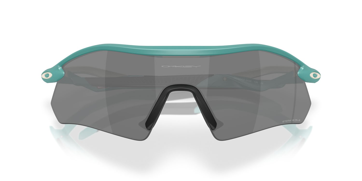 Sonnenbrillen Oakley Radar Plate OO 9495D (949504) farbe pacifico opaco form rechteckig gläser prizm black
