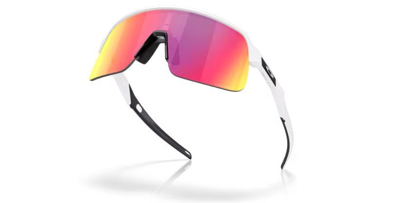 Occhiali da sole Oakley Sutro Lite S OO 9496 (949606) colore bianco opaco forma rettangolare lenti prizm road
