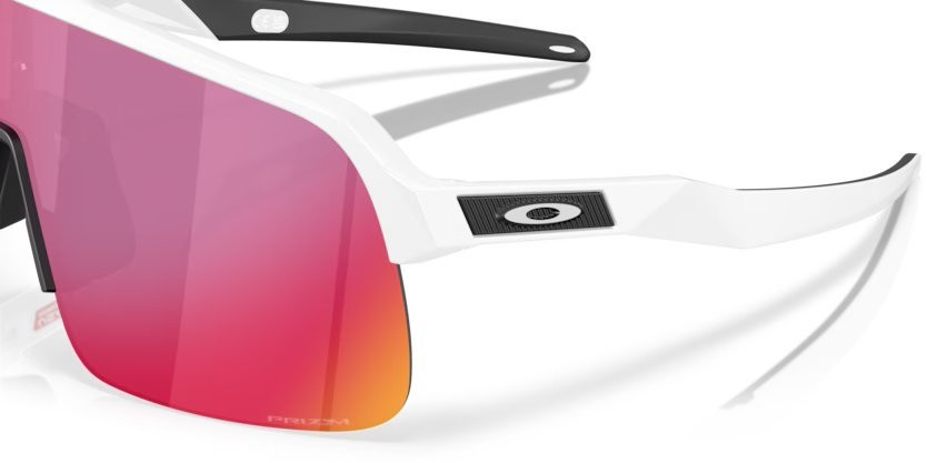 Occhiali da sole Oakley Sutro Lite S OO 9496 (949606) colore bianco opaco forma rettangolare lenti prizm road