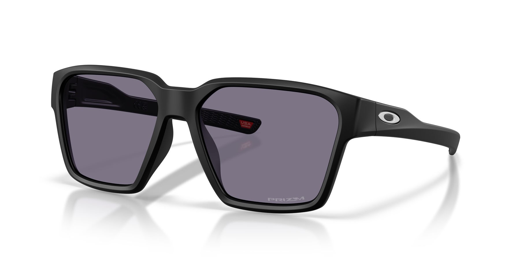 Sonnenbrillen Oakley Briza OO 9497 (949701) farbe nero opaco form quadratisch gläser prizm grey
