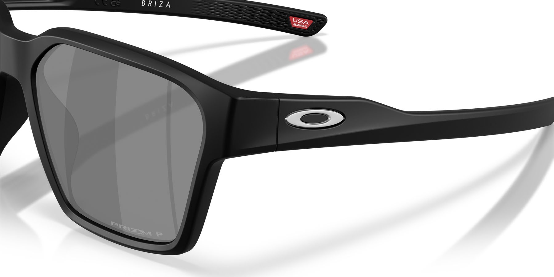 Sonnenbrillen Oakley Briza OO 9497 (949702) farbe nero opaco form quadratisch gläser prizm black polarized