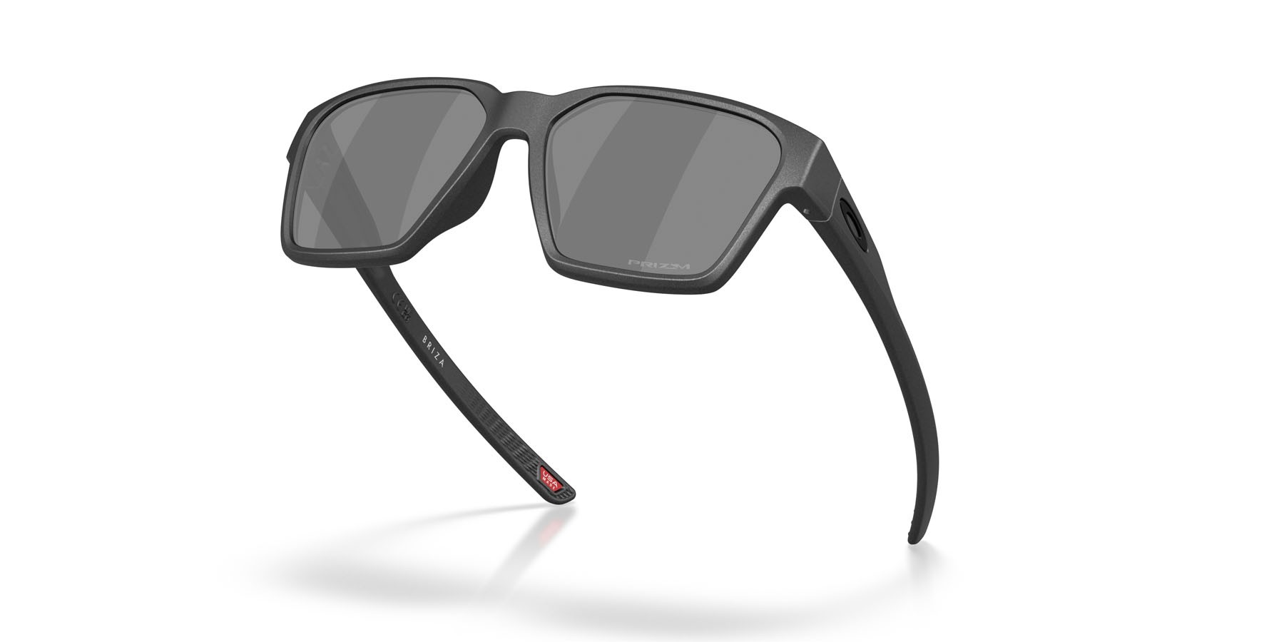 Occhiali da sole Oakley Briza OO 9497 (949703) colore acciaio forma quadrato lenti prizm black