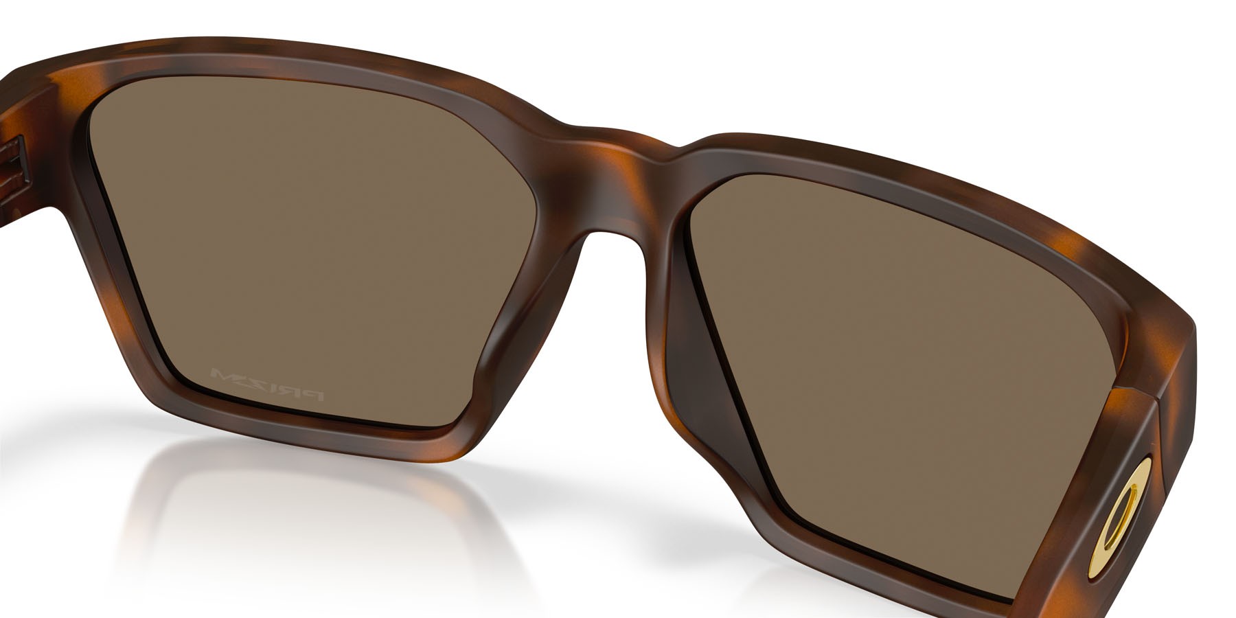 Sonnenbrillen Oakley Briza OO 9497 (949706) farbe ambra scuro tartarugato opaco form quadratisch gläser prizm rose gold