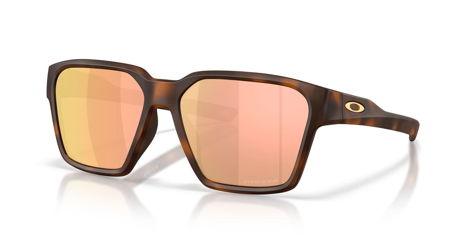 Sonnenbrillen Oakley Briza OO 9497 (949706) farbe ambra scuro tartarugato opaco form quadratisch gläser prizm rose gold