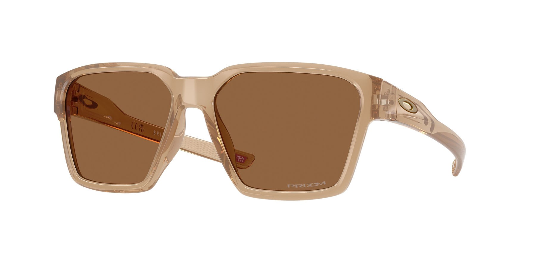 Sonnenbrillen Oakley Briza OO 9497 (949707) farbe seppia lucido form quadratisch gläser prizm bronze