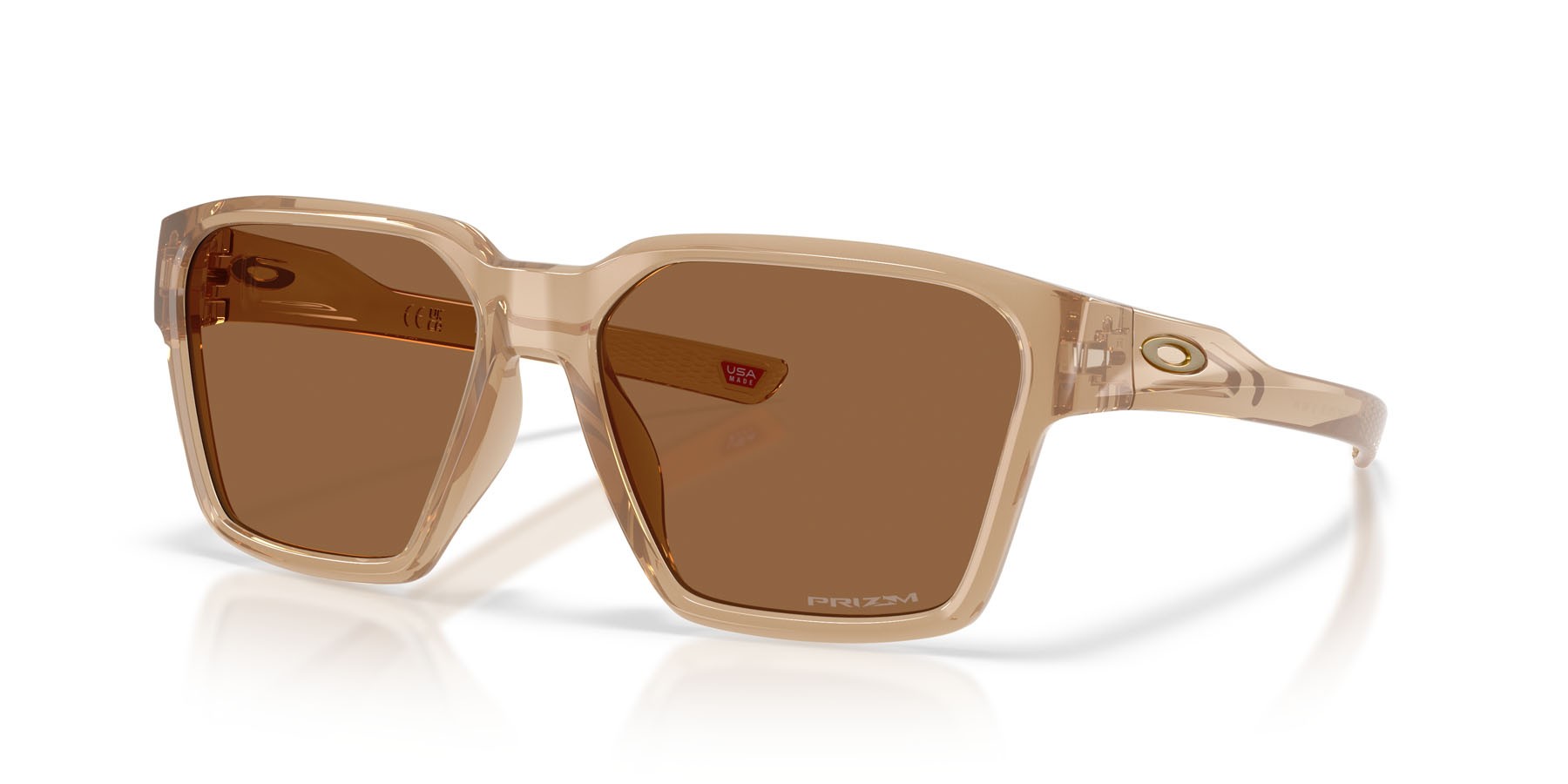 Sonnenbrillen Oakley Briza OO 9497 (949707) farbe seppia lucido form quadratisch gläser prizm bronze