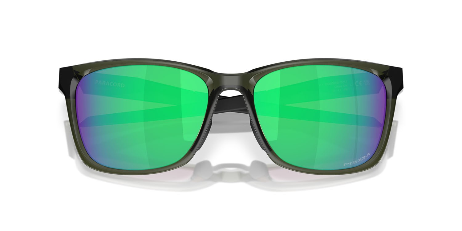 Sonnenbrillen Oakley Paracord OO 9506D (950602) farbe verde oliva/inchiostro form quadratisch gläser prizm jade