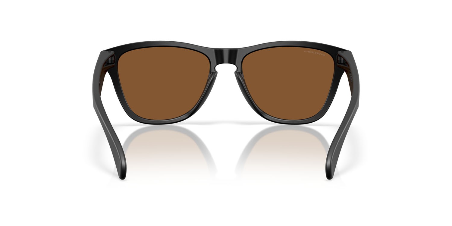 Sonnenbrillen Oakley Frogskins S OO 9508 (950804) farbe nero opaco form rund gläser prizm violet