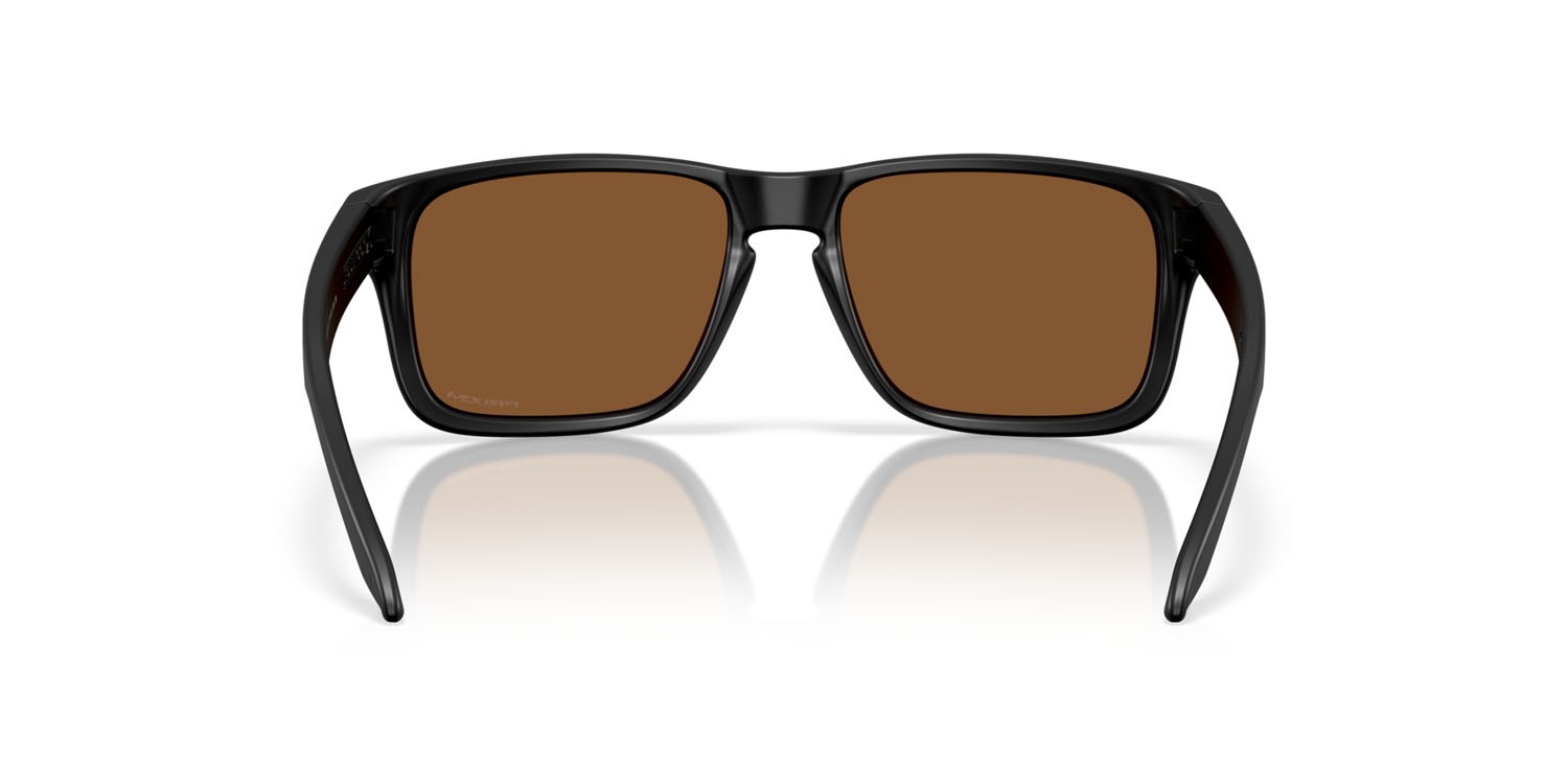 Occhiali da sole Oakley Holbrook S OO 9509 (950906) colore nero opaco forma quadrato lenti prizm violet