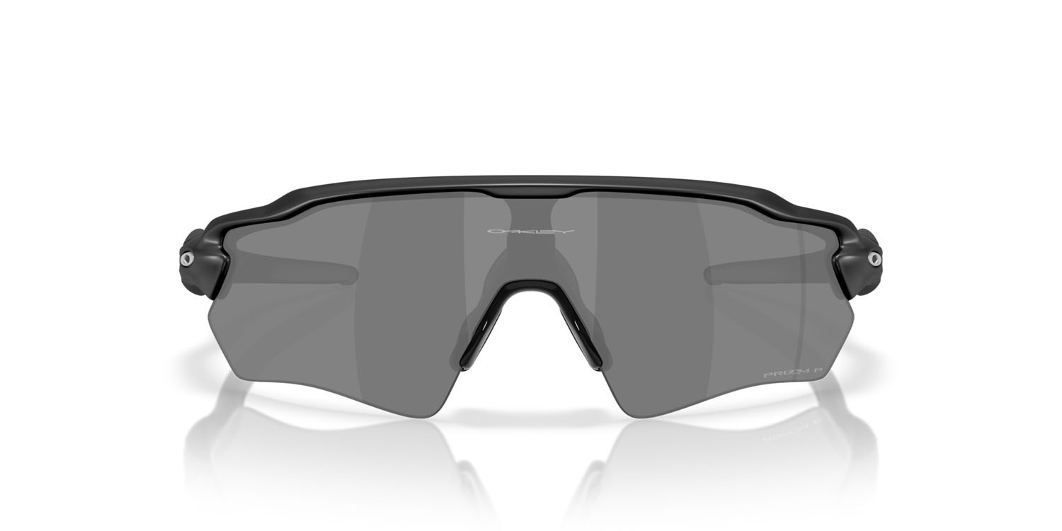 Occhiali da sole Oakley Radar EV S Path OO 9510 (951005) colore nero opaco forma rettangolare lenti prizm black polarized
