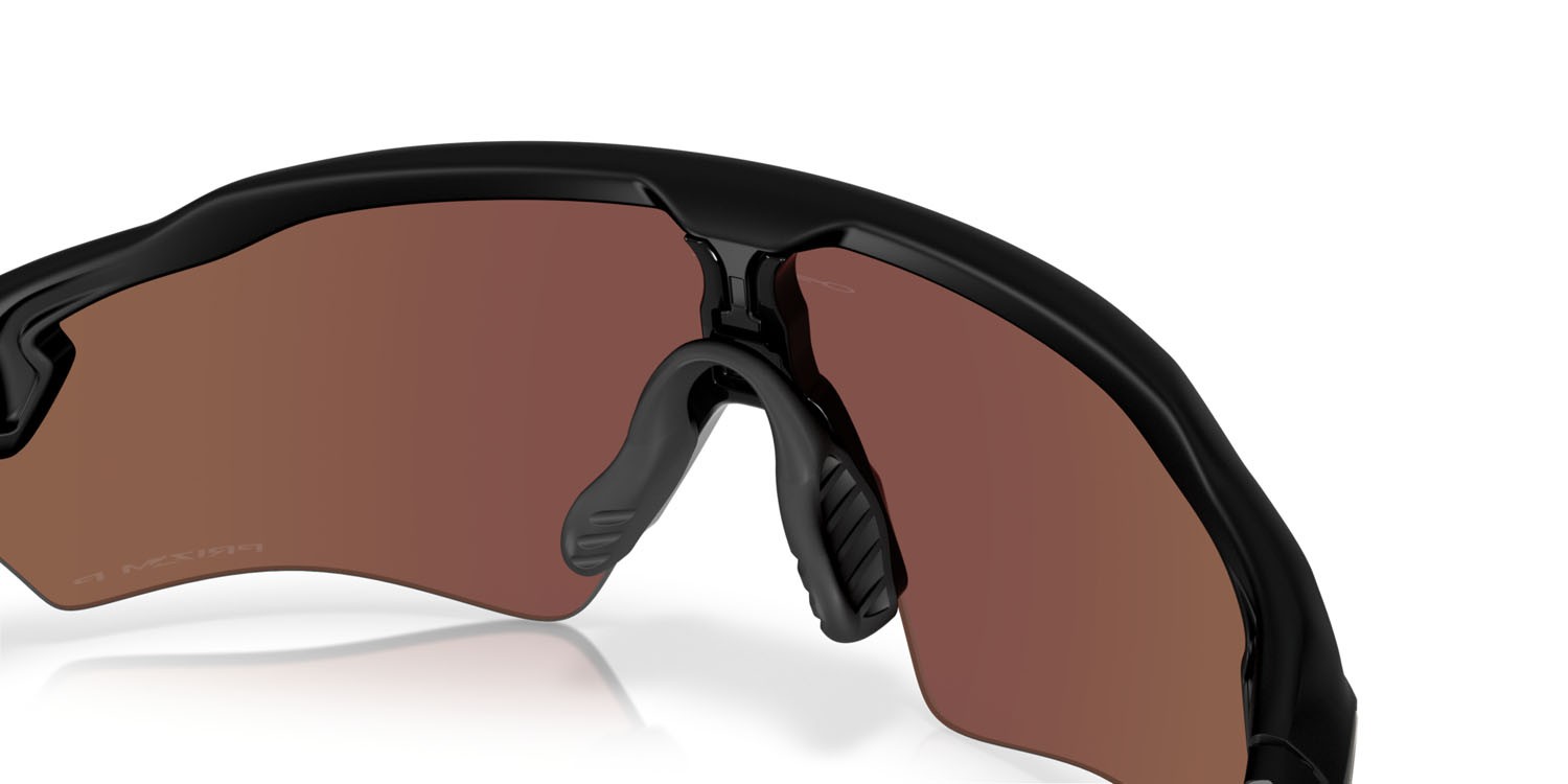 Sunglasses Oakley Radar EV S Path OO 9510 (951006) color nero opaco shape rectangle lenses prizm deep water polarized