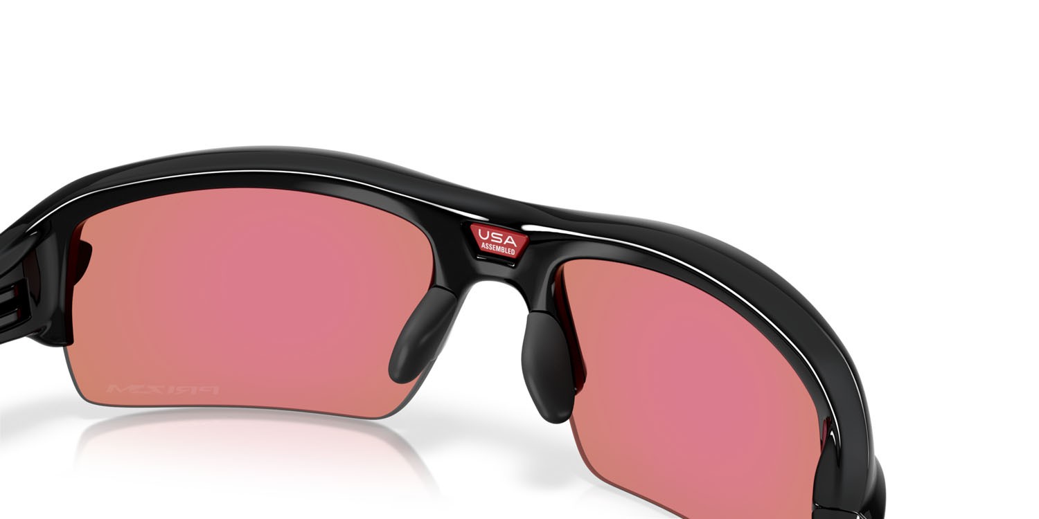 Sonnenbrillen Oakley Flak 2.0 S OO 9511 (951101) farbe nero lucido form rechteckig gläser prizm golf