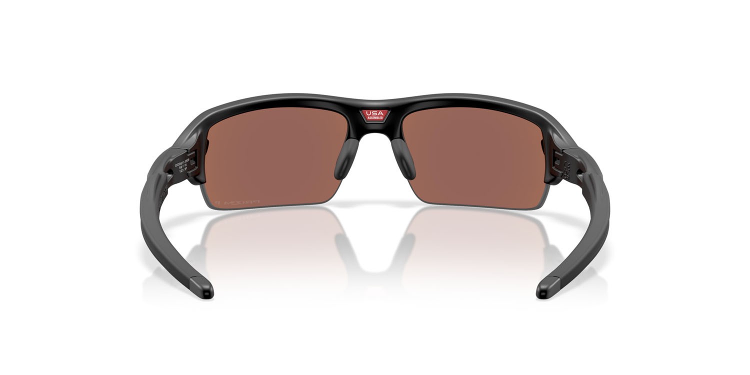 Sonnenbrillen Oakley Flak 2.0 S OO 9511 (951105) farbe nero opaco form rechteckig gläser prizm deep water polarized