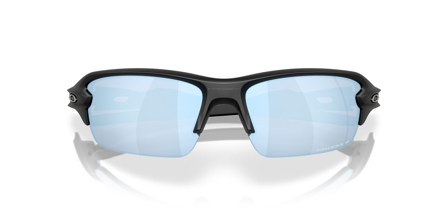 Sonnenbrillen Oakley Flak 2.0 S OO 9511 (951105) farbe nero opaco form rechteckig gläser prizm deep water polarized