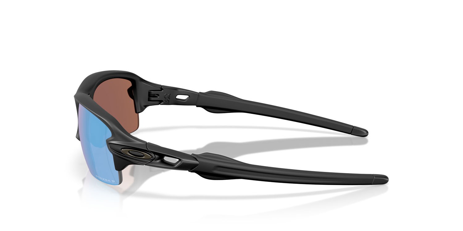 Sonnenbrillen Oakley Flak 2.0 S OO 9511 (951105) farbe nero opaco form rechteckig gläser prizm deep water polarized