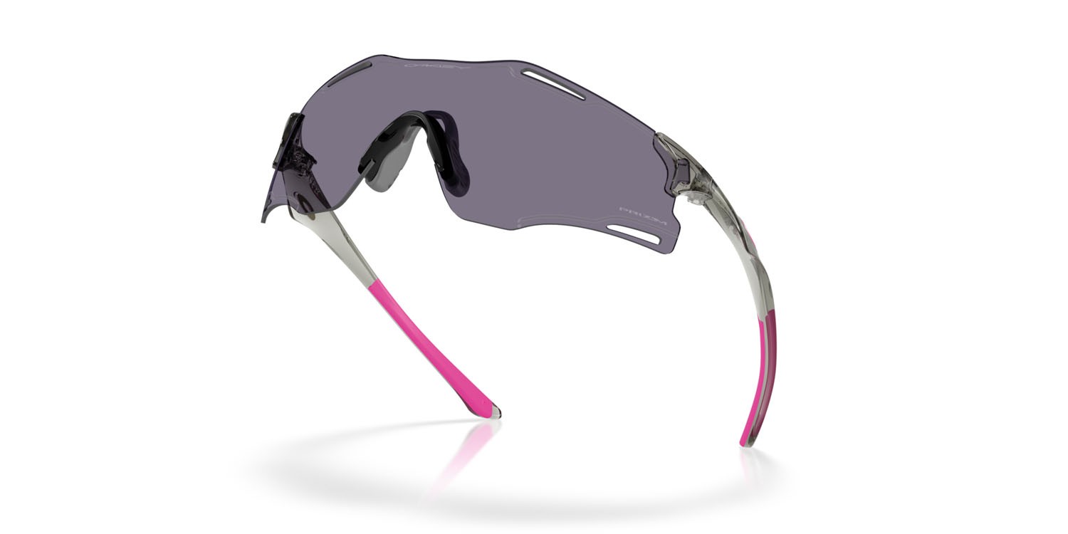 Sonnenbrillen Oakley Cybr Zero OO 9512D (951205) farbe inchiostro grigio trasparente form rechteckig gläser prizm grey