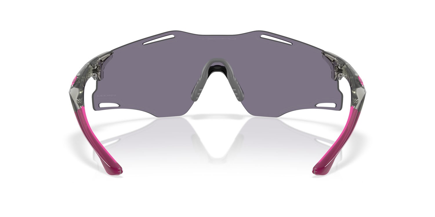 Sonnenbrillen Oakley Cybr Zero OO 9512D (951205) farbe inchiostro grigio trasparente form rechteckig gläser prizm grey