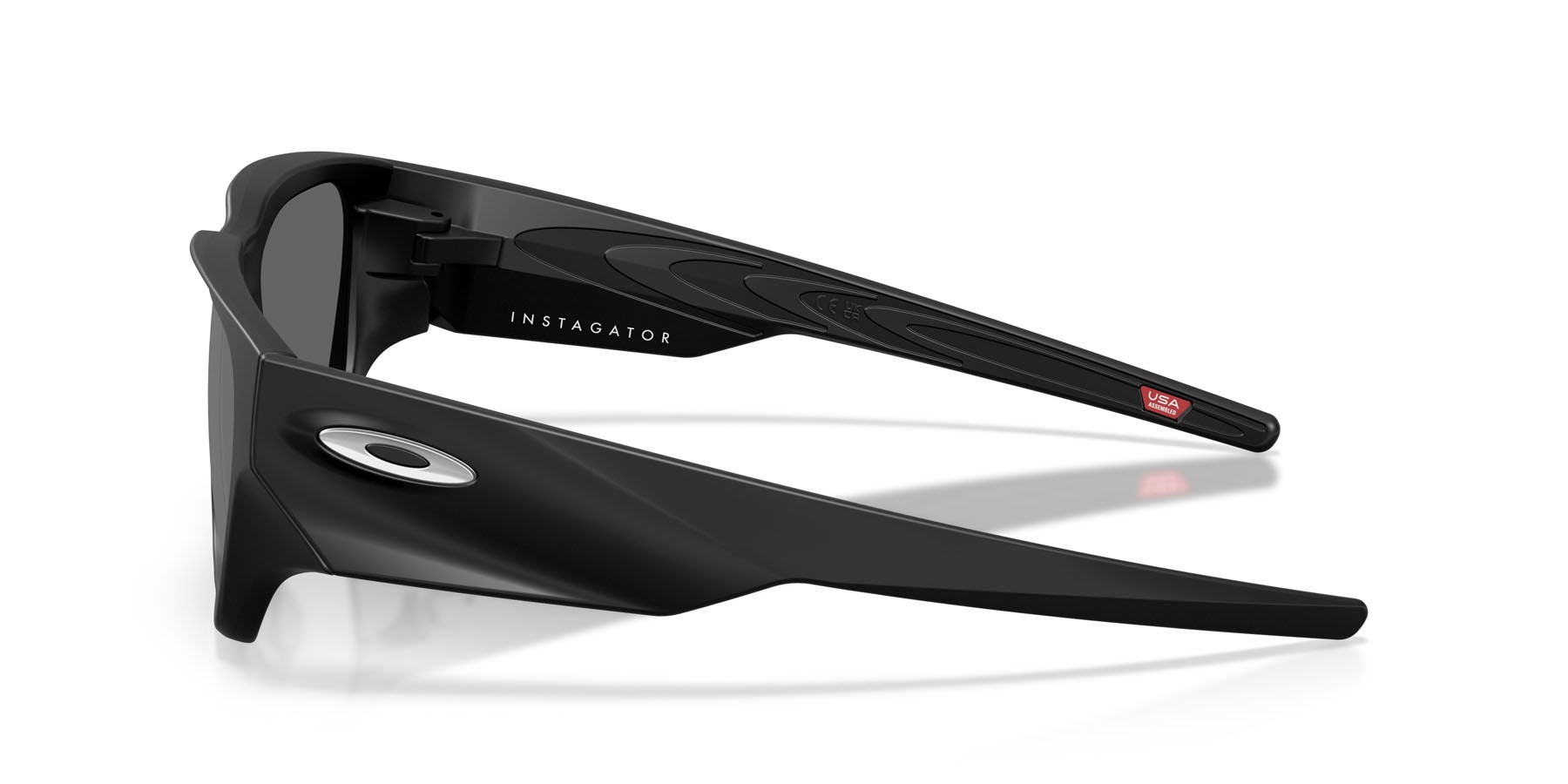 Sonnenbrillen Oakley Instagator OO 9514 (951402) farbe nero opaco form rechteckig gläser prizm black polarized