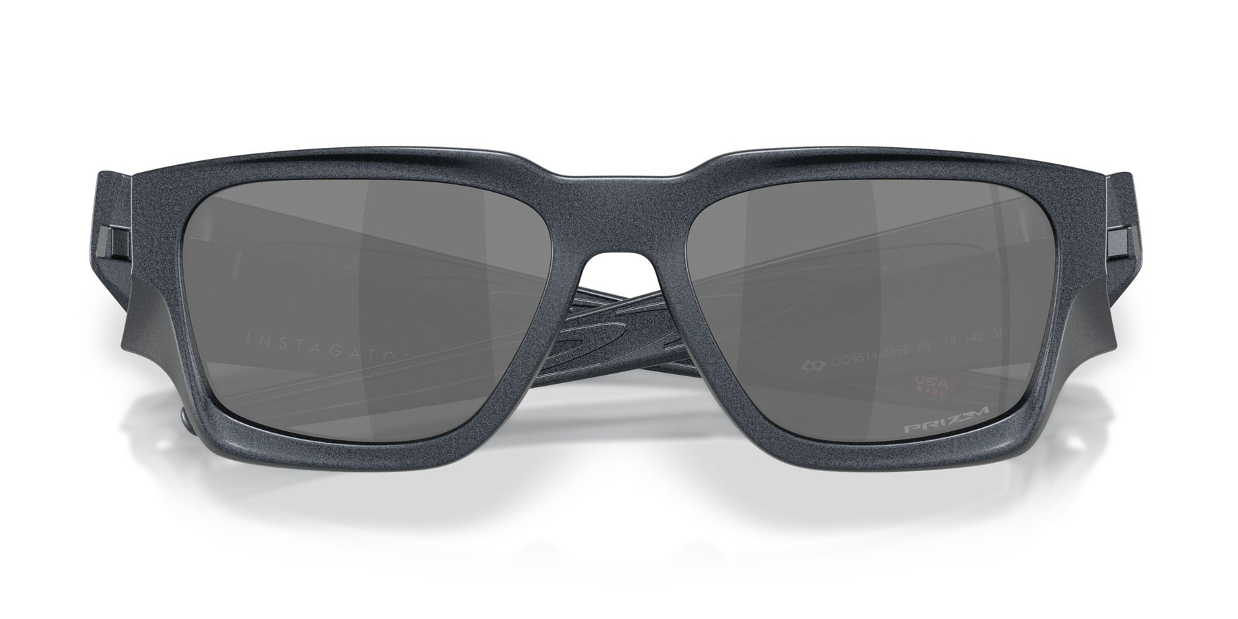 Sonnenbrillen Oakley Instagator OO 9514 (951403) farbe acciaio blu form rechteckig gläser prizm black