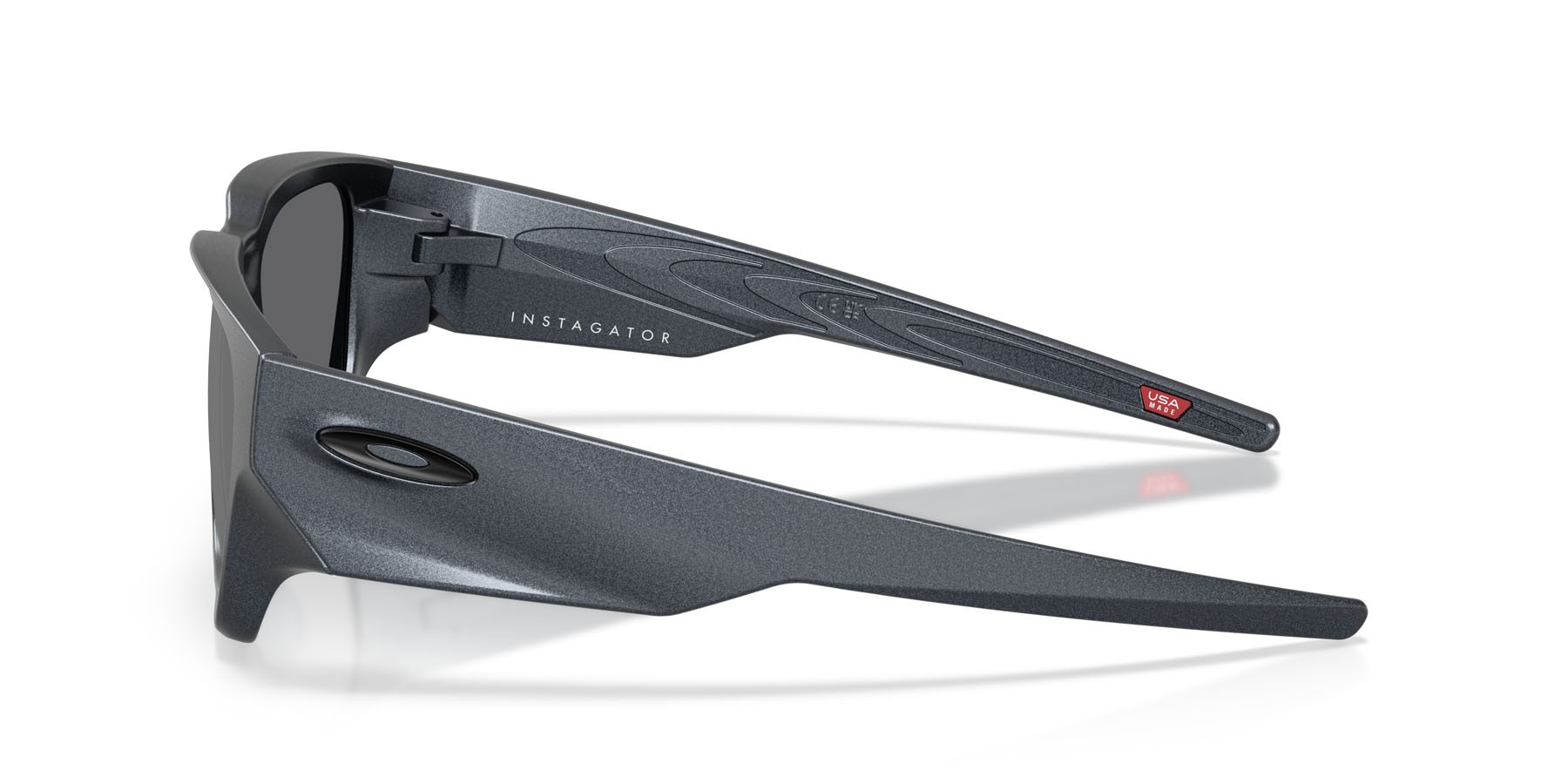 Sonnenbrillen Oakley Instagator OO 9514 (951403) farbe acciaio blu form rechteckig gläser prizm black