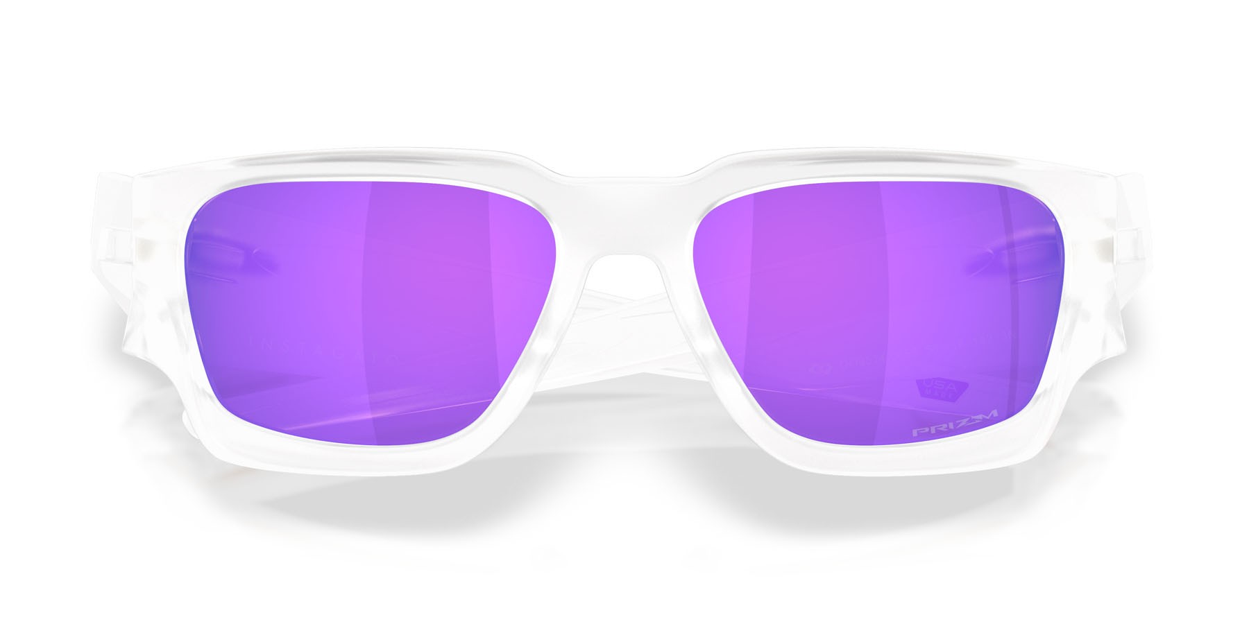 Sonnenbrillen Oakley Instagator OO 9514 (951406) farbe trasparente opaco form rechteckig gläser prizm violet