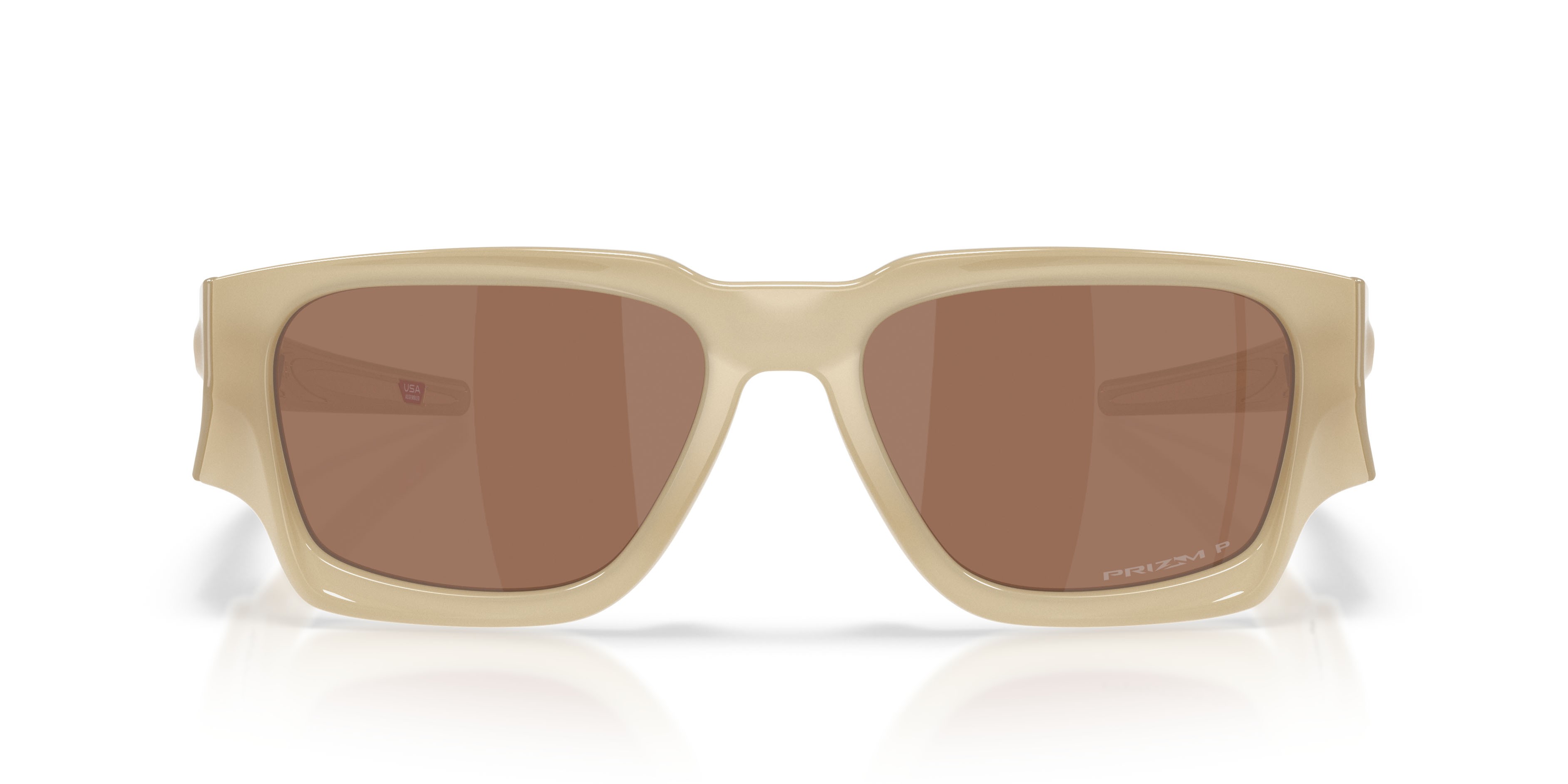 Occhiali da sole Oakley Instagator OO 9514 (951409) colore tempesta di sabbia forma rettangolare lenti prizm tungsten polarized