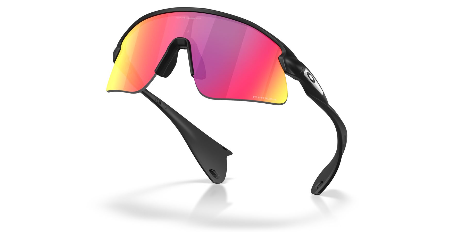 Sonnenbrillen Oakley Stunt Devil OO 9517 (951702) farbe nero opaco form rechteckig gläser prizm road