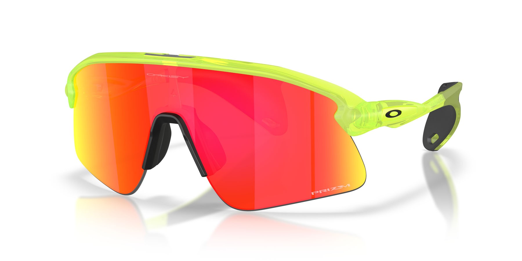 Sonnenbrillen Oakley Stunt Devil OO 9517 (951703) farbe uranio opaco form rechteckig gläser prizm ruby