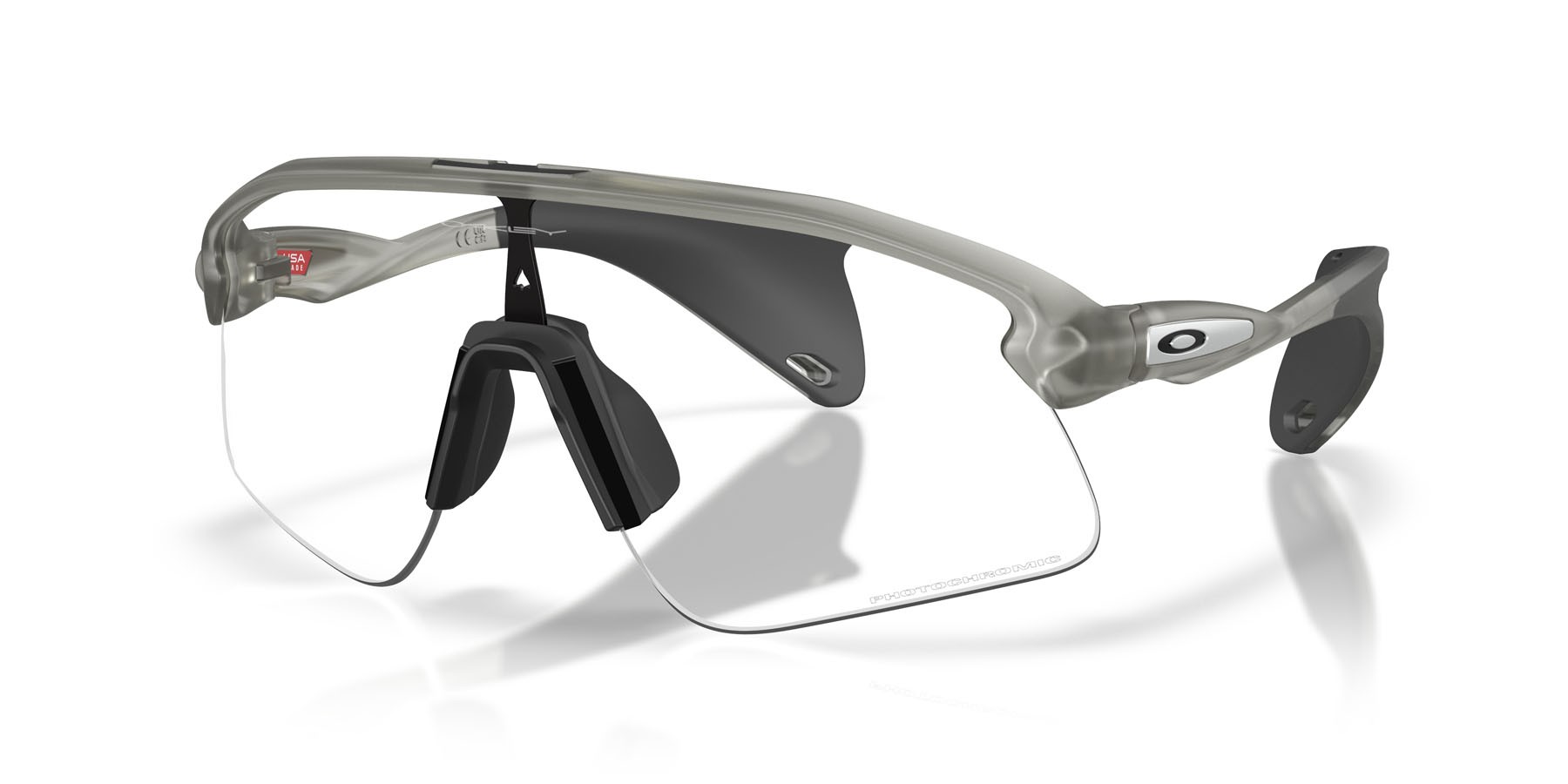 Sonnenbrillen Oakley Stunt Devil OO 9517 (951708) farbe grey ink form rechteckig gläser clear to black iridium photochromic
