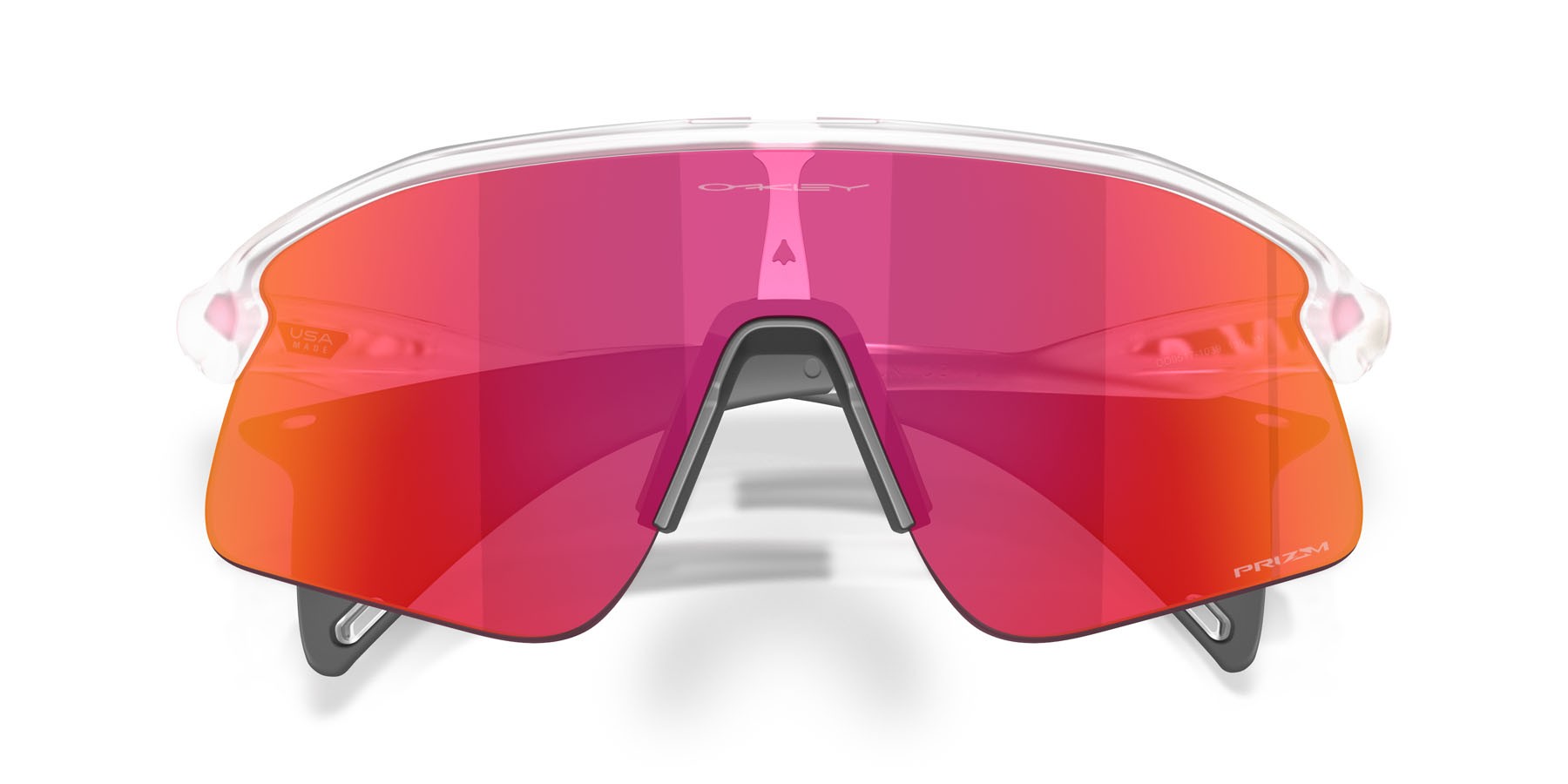 Sonnenbrillen Oakley Stunt Devil OO 9517 (951710) farbe trasparente opaco form rechteckig gläser prizm field