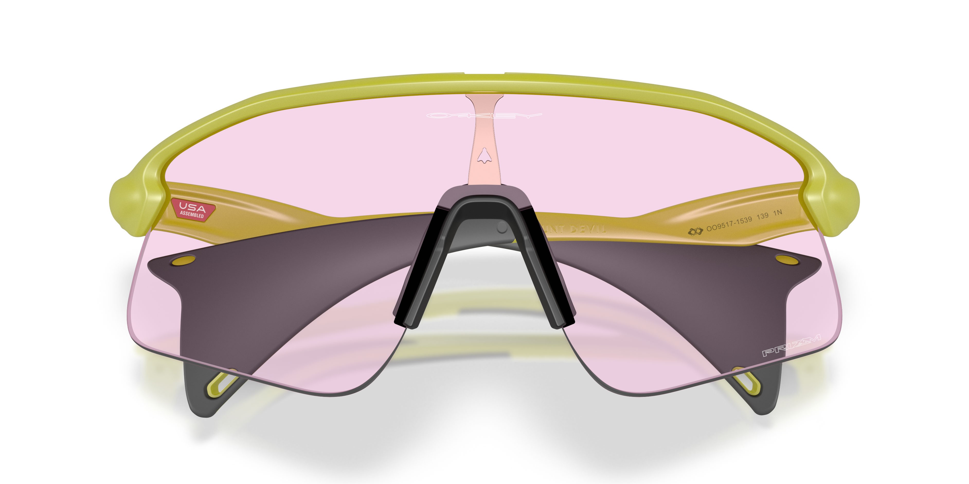 Sonnenbrillen Oakley Stunt Devil OO 9517 (951715) farbe cactus form rechteckig gläser prizm low light