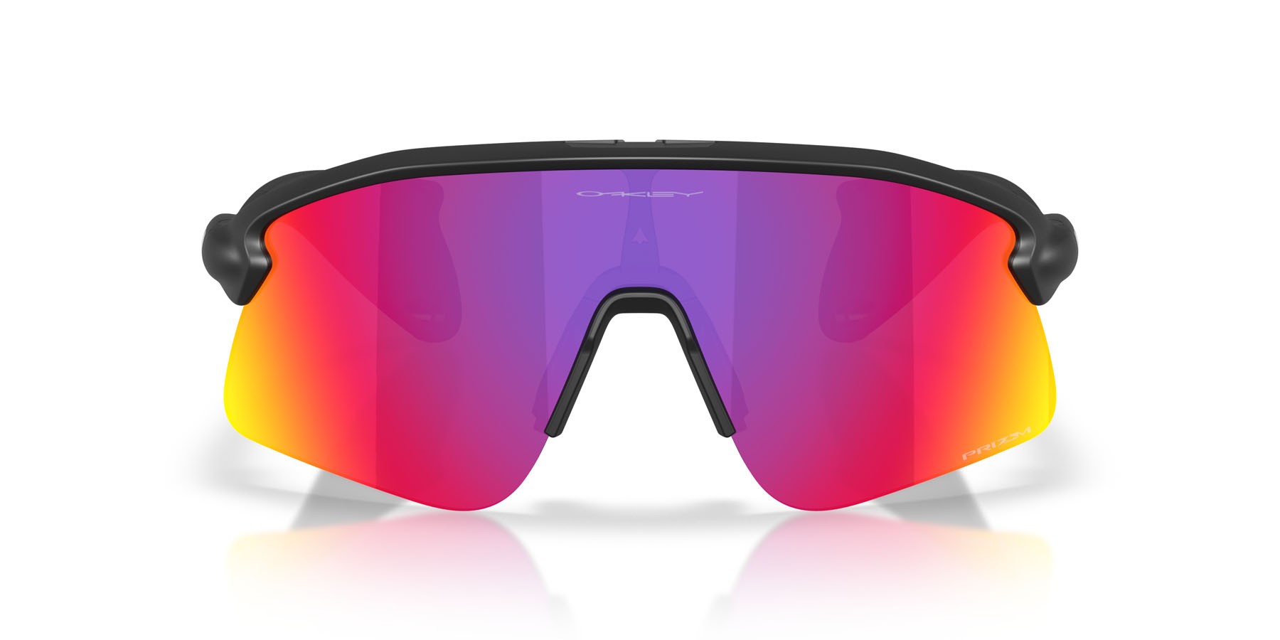 Sonnenbrillen Oakley Stunt Devil S OO 9518 (951802) farbe nero opaco form rechteckig gläser prizm road