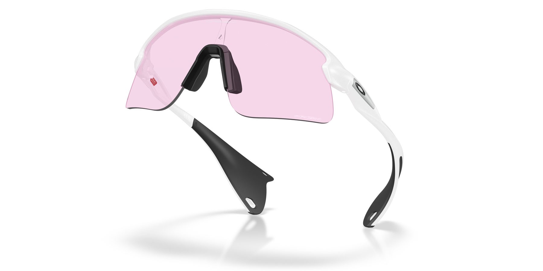 Sonnenbrillen Oakley Stunt Devil S OO 9518 (951807) farbe bianco opaco form rechteckig gläser prizm low light