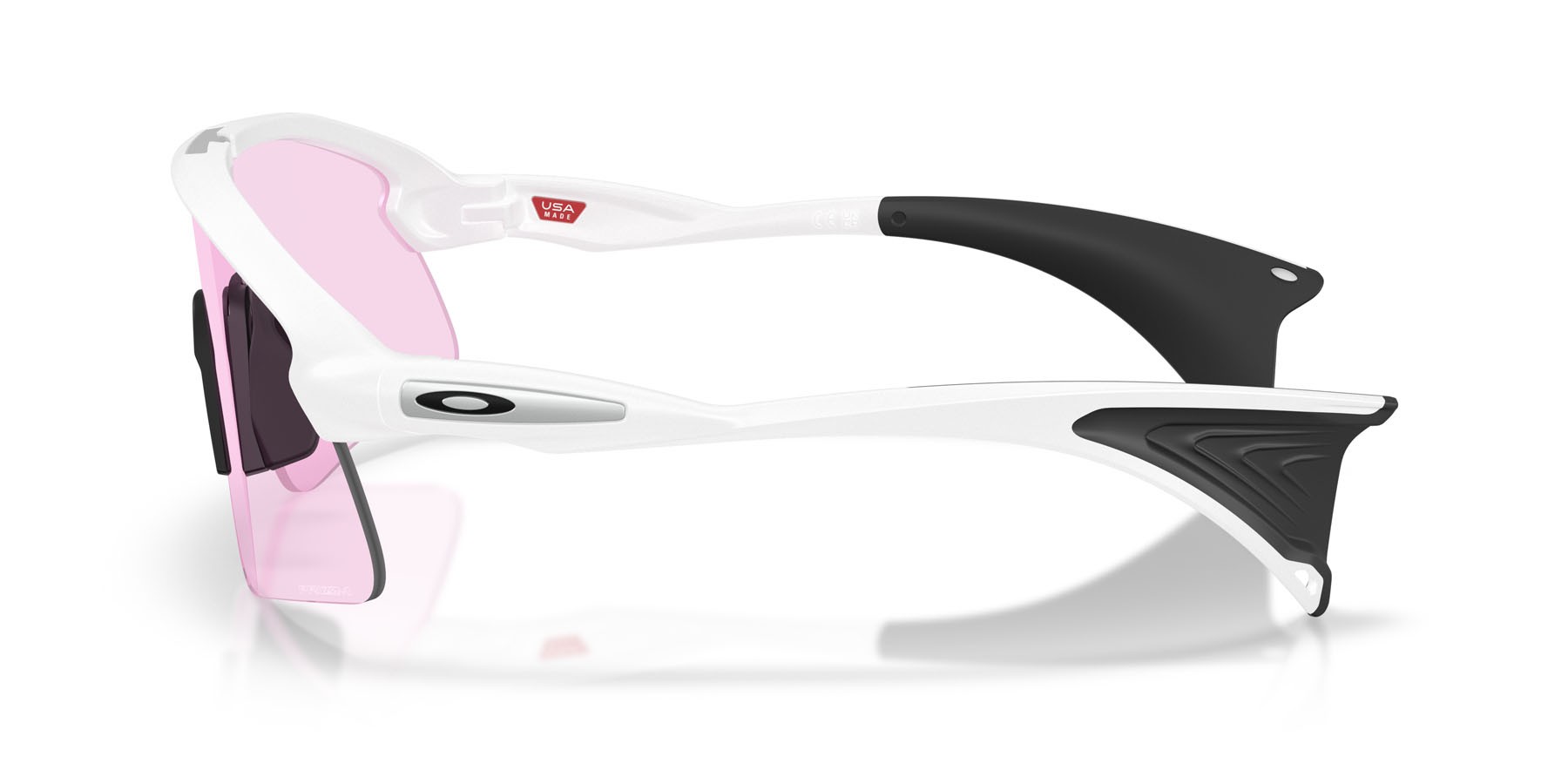 Sonnenbrillen Oakley Stunt Devil S OO 9518 (951807) farbe bianco opaco form rechteckig gläser prizm low light