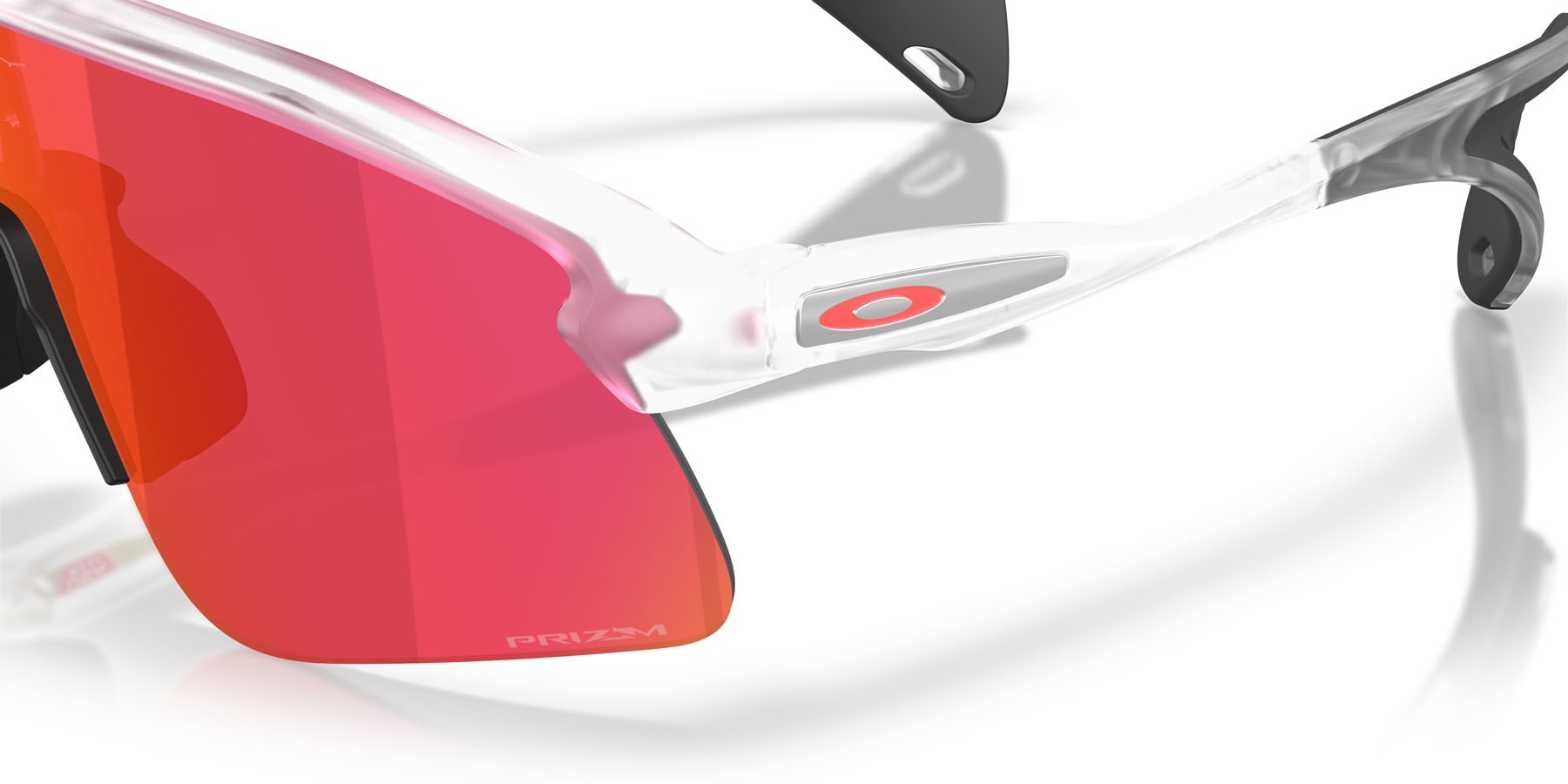 Sonnenbrillen Oakley Stunt Devil S OO 9518 (951810) farbe trasparente opaco form rechteckig gläser prizm field