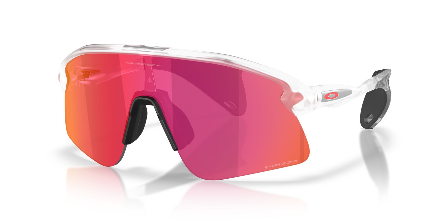 Sonnenbrillen Oakley Stunt Devil S OO 9518 (951810) farbe trasparente opaco form rechteckig gläser prizm field
