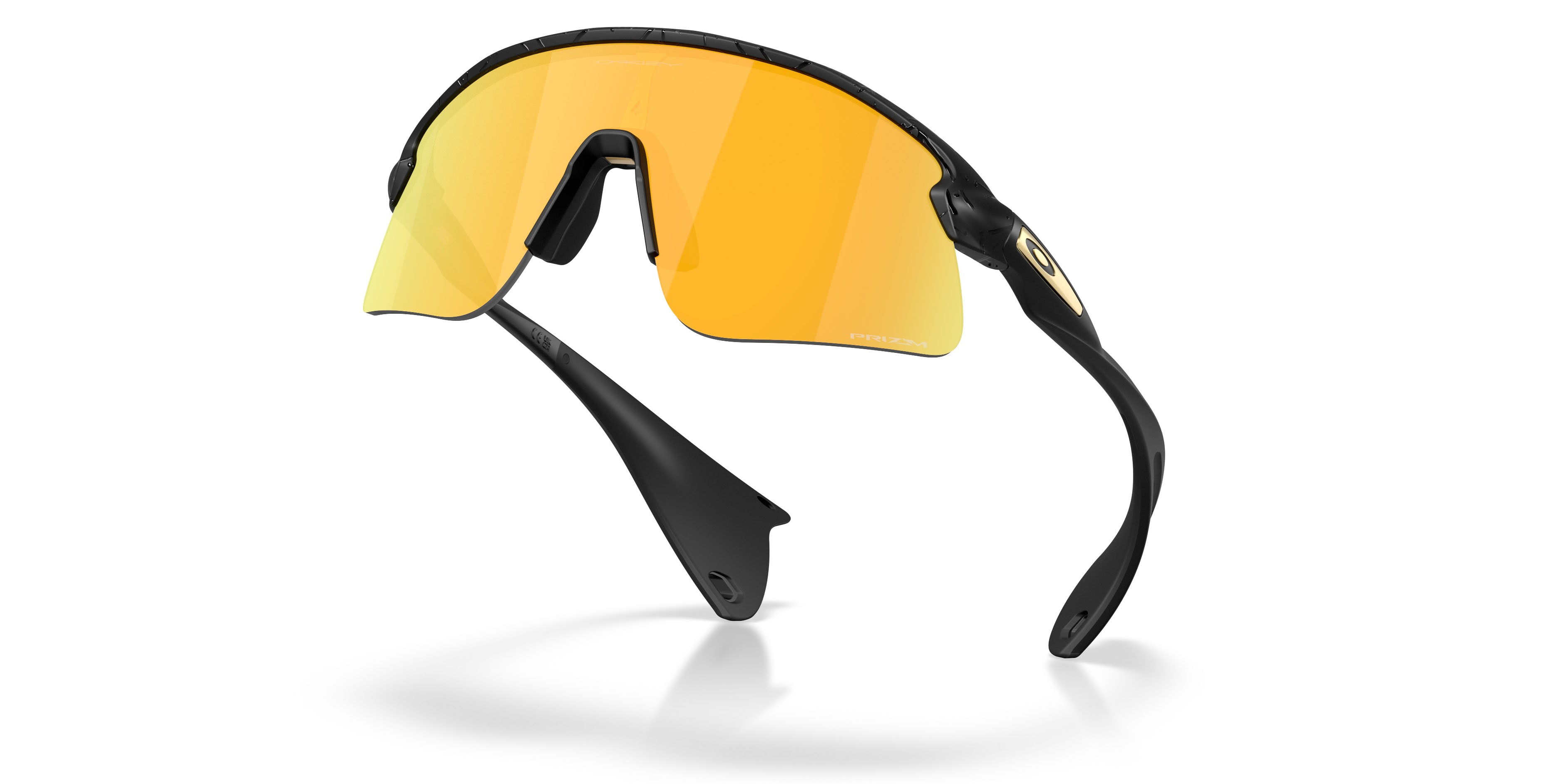 Sonnenbrillen Oakley Stunt Devil S OO 9518 (951813) farbe matte black splatter form rechteckig gläser prizm 24k