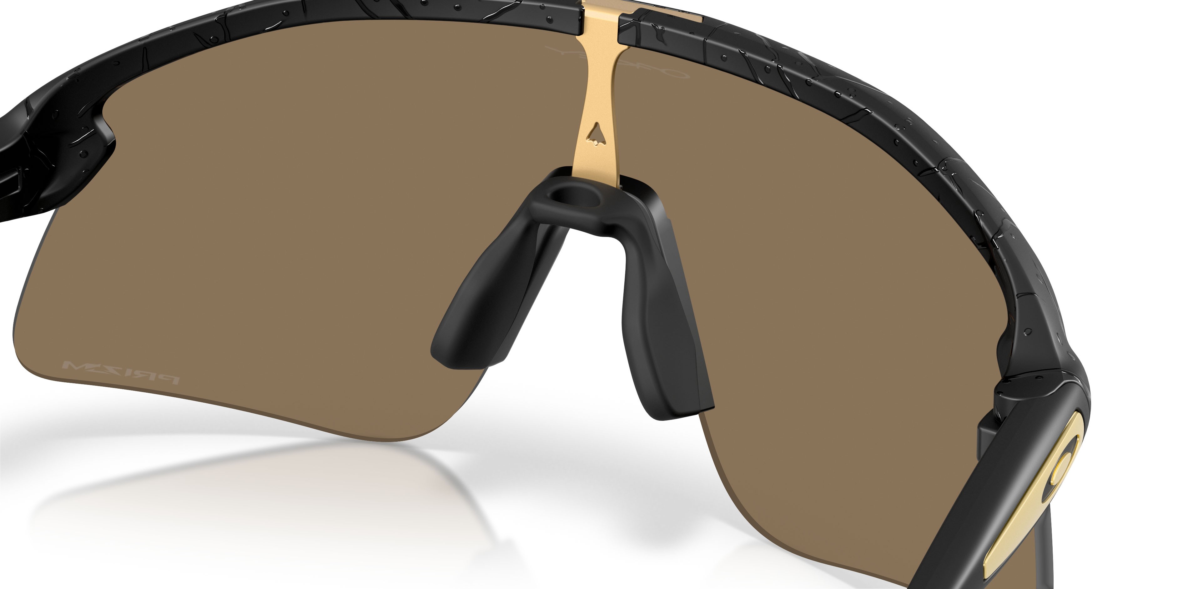 Sonnenbrillen Oakley Stunt Devil S OO 9518 (951813) farbe matte black splatter form rechteckig gläser prizm 24k