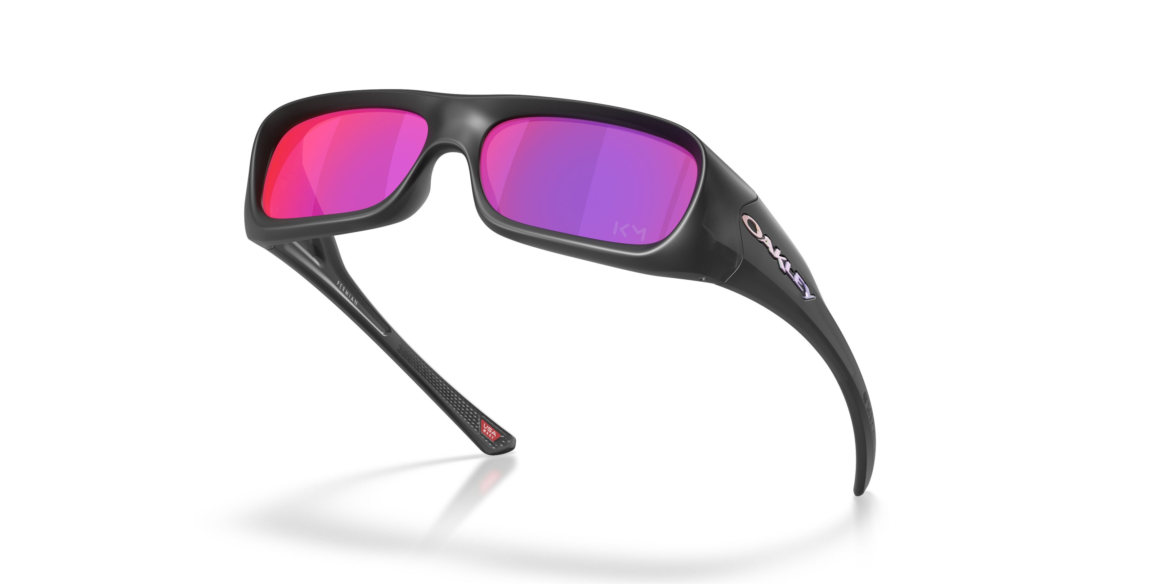 Sonnenbrillen Oakley Permian Kylian Mbappé Signature OO 9520 (952007) farbe black ink opaco form rechteckig gläser prizm road