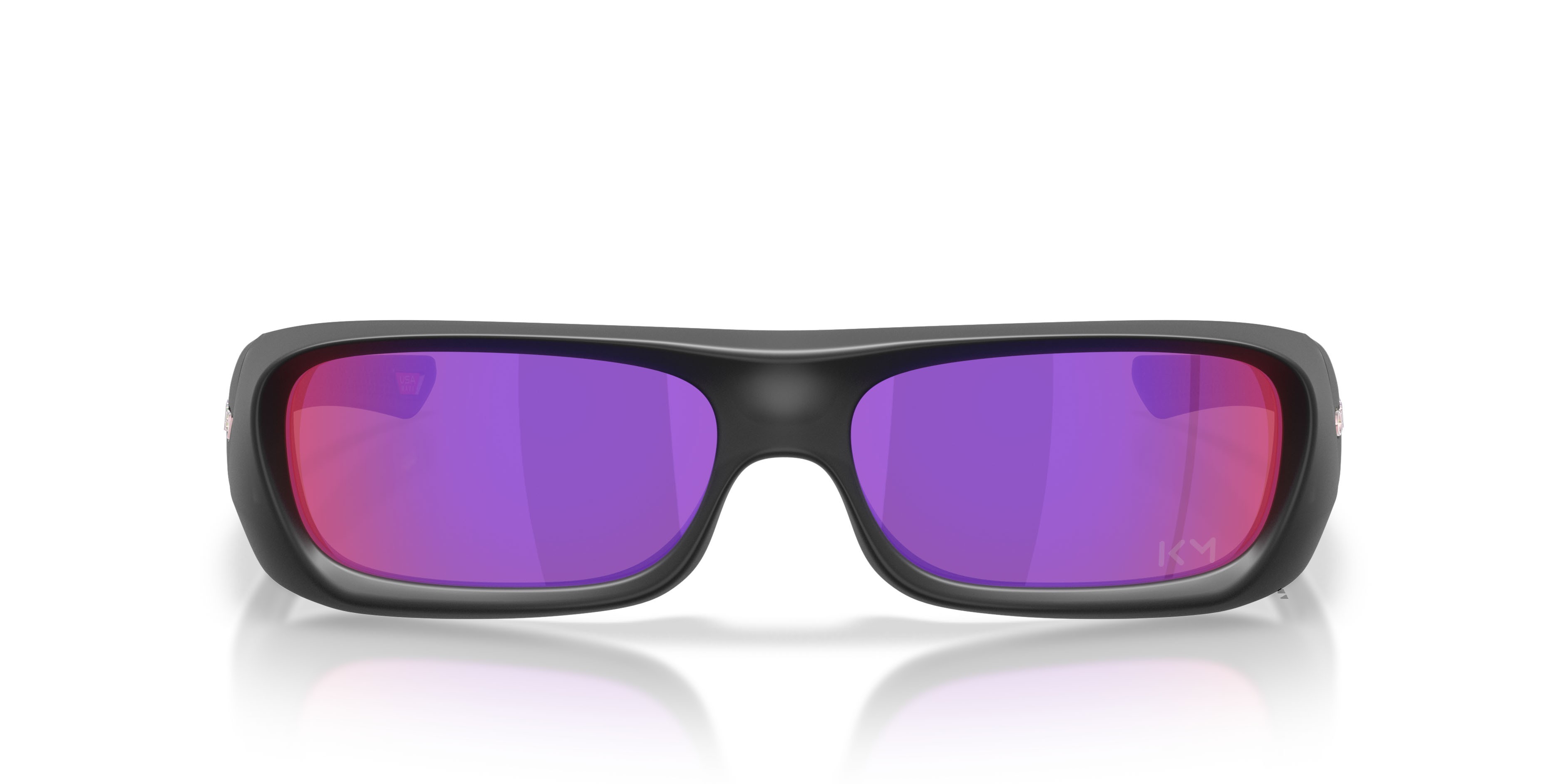 Sonnenbrillen Oakley Permian Kylian Mbappé Signature OO 9520 (952007) farbe black ink opaco form rechteckig gläser prizm road