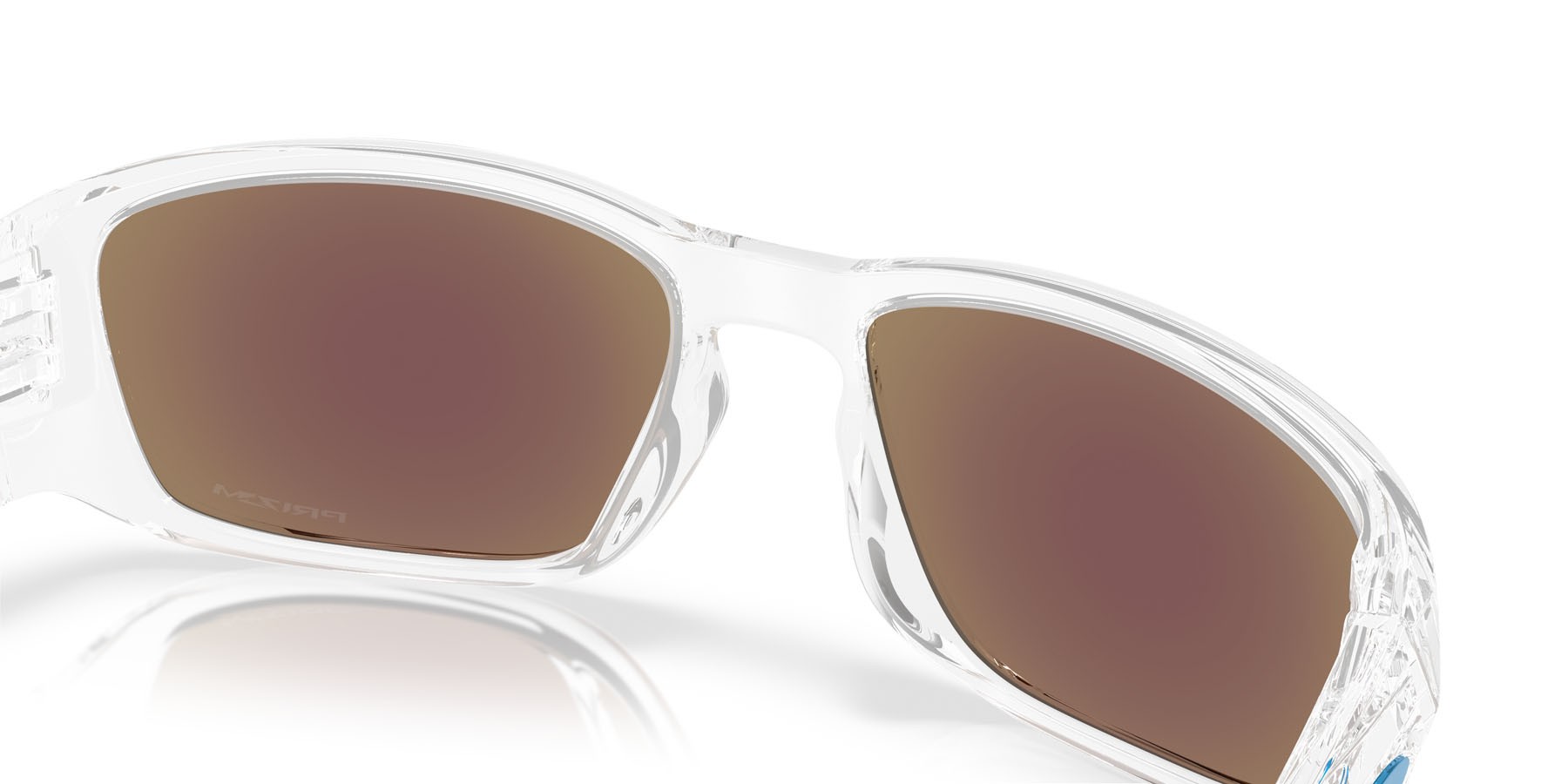 Sonnenbrillen Oakley Tourniquet OO 9521 (952104) farbe trasparente polarizzato form quadratisch gläser prizm sapphire